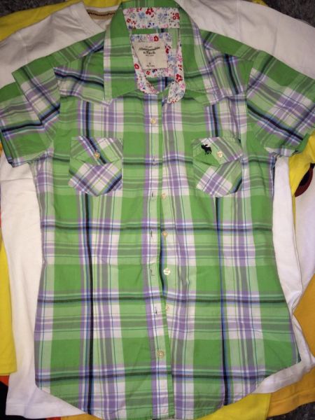 CAMISA MANGA CURTA ABERCROMBIE